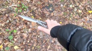 Как открыть и закрыть обоюдоострый нож-бабочка «балисонг»