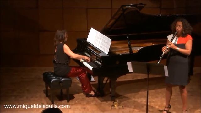 SILENCE clarinet and piano Miguel del Aguila klarinette Klavier music classical contemporary смотреть онлайн