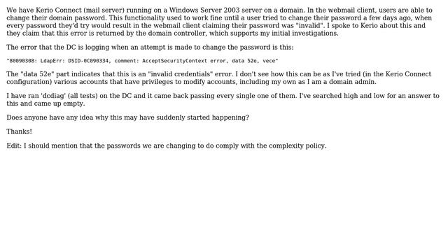 DevOps & SysAdmins: LDAP authentication issue with Kerio Connect (2 Solutions!!) смотреть онлайн