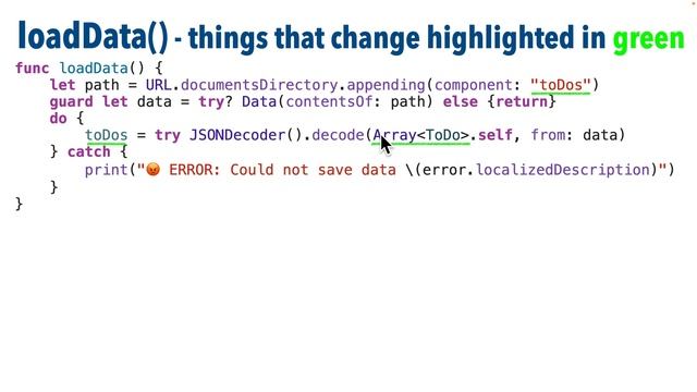 Ch. 5.9 Saving and Loading Data on an iOS Device with SwiftUI with URL documentsDirectory (ToDoList смотреть онлайн