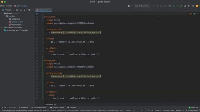 Rezilion|Gitlab integration смотреть онлайн