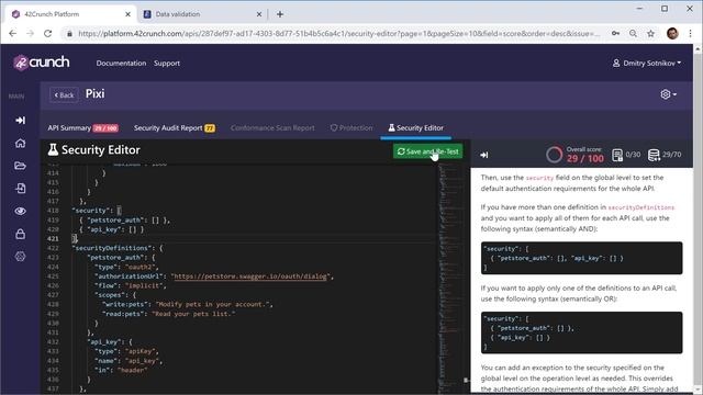 42Crunch API Security Platform: Fixing Security Issues in Your OpenAPI File смотреть онлайн