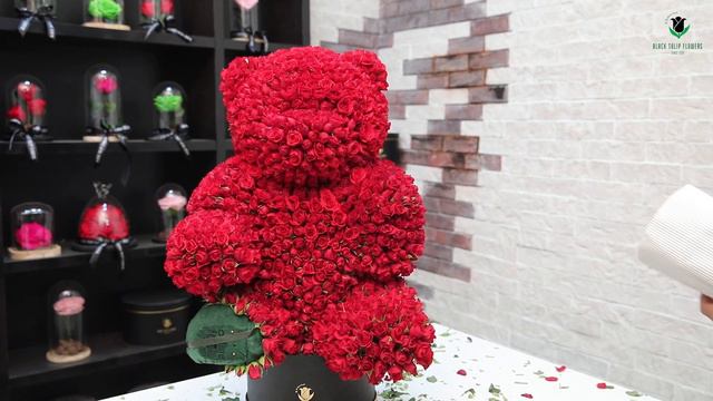 Teddy Bear Inspired - Spray Roses | Red Roses Teddy Bear | Black Tulip Flowers смотреть онлайн