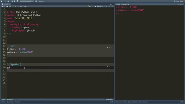 Use R and Python Together смотреть онлайн
