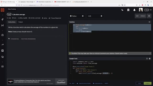 Python қазақша (Codewars) 2-3-4 смотреть онлайн