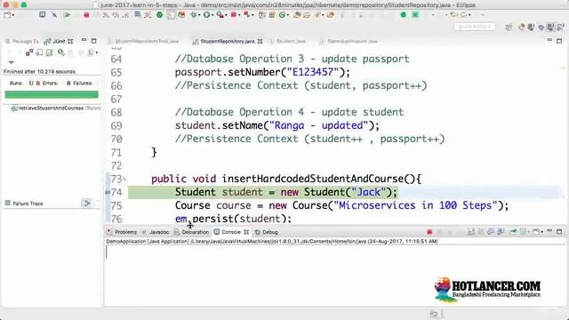 089 Step 40 ManyToMany Mapping Insert Student and Course смотреть онлайн