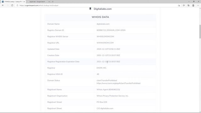 WHOIS Lookup Tool | SEO tool from Urgent Expert смотреть онлайн