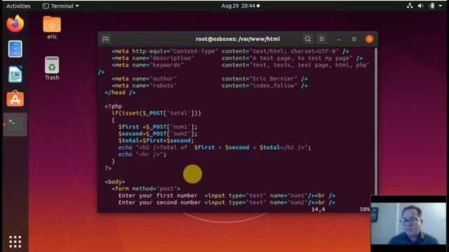Host yourself on Linux and introduction to HTML and PHP смотреть онлайн