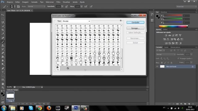Pack de Brushes e Texturas para Photoshop / Como adicionar os Brushes смотреть онлайн