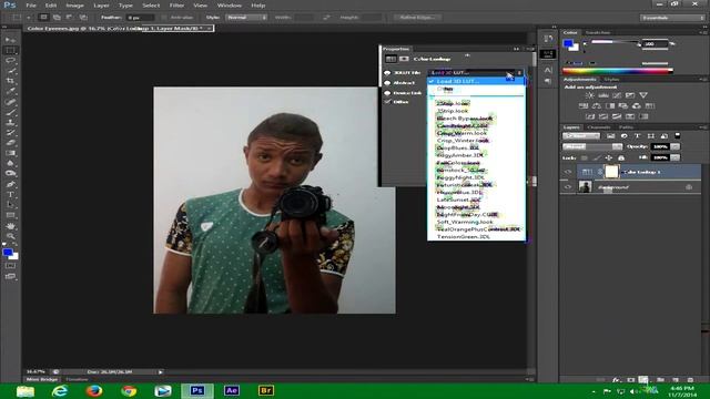 Photoshop CS6 - Color Lookup Effect
