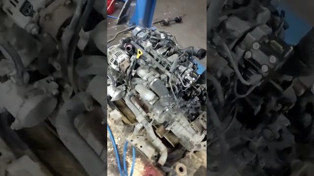 Hyundai Tucson съем ДВС для ремонта агрегата, дополнительно устраняя другие возростные проблемы смотреть онлайн