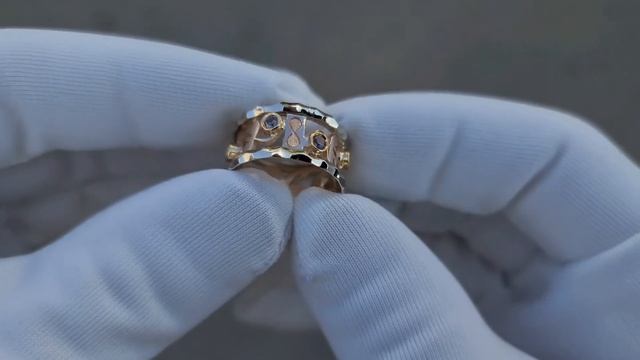 Женское Кольцо из золота 585* белое красное и 850* смотреть онлайн