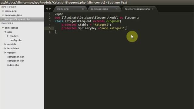 Tutorial Slim Micro Framework : Operasi Database Menggunakan Laravel Eloquent ORM смотреть онлайн