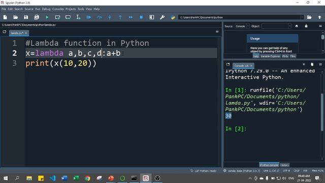 What is Lambda function in Python | Python Lambda Functions | Python Programming in Hindi #59 смотреть онлайн