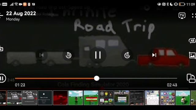 An Infinite Road Trip Speed Up Event (earrape Warning)