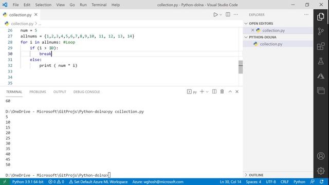 Python Tutorials 04 - Collection For Loop смотреть онлайн