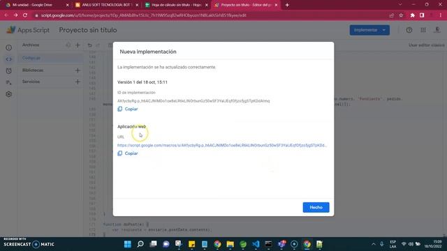 Chatbot de Telegram para Tomar Pedidos con Integración en Google Sheets - Tutorial Completo смотреть онлайн