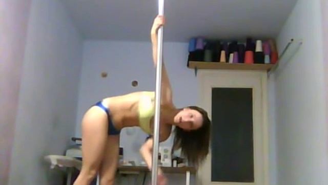 Pole dance. Уроки танцев. Элемент "Цирковой флажок" смотреть онлайн