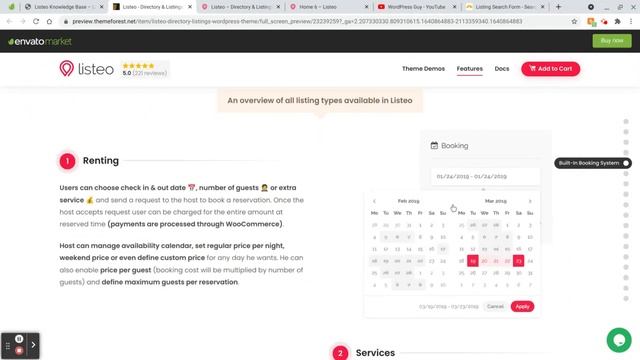 Booking Directory WordPress Theme - Listeo смотреть онлайн