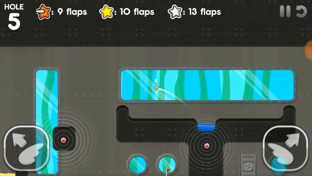 Flappy Golf 2 - Magnet Sub Hole 5 - 8 Flaps смотреть онлайн