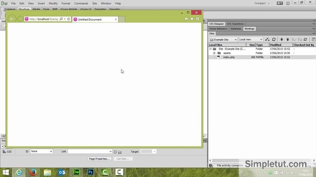 How to Define Your Site and Localhost Testing Server in Dreamweaver CC смотреть онлайн