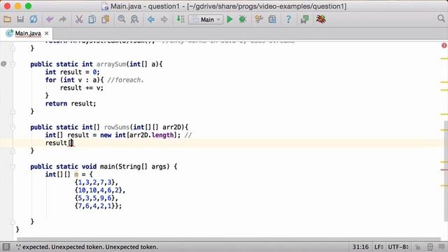 AP Computer Science 2015 Question 1b: Add Rows in 2D Array смотреть онлайн