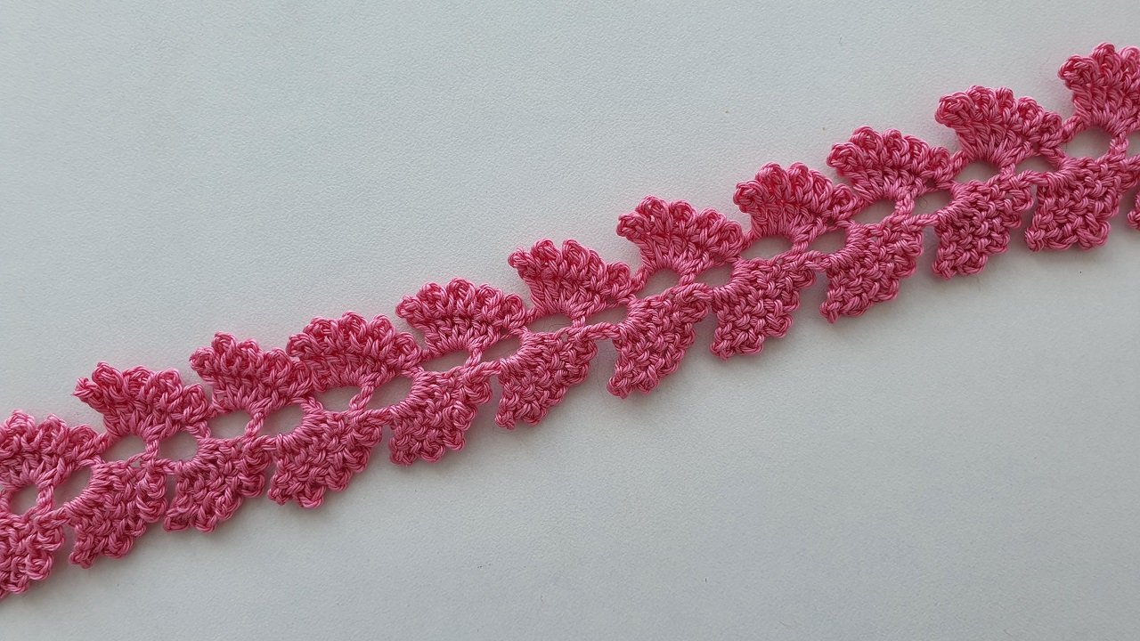 Ажурное ленточное кружево. Вязание крючком / Ribbon Lace Crochet