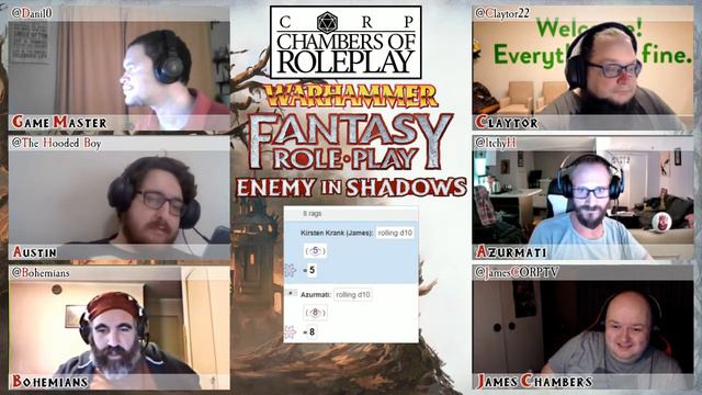 CORP: Warhammer Fantasy Roleplay 4e: Enemy in Shadows - Week 0.2 смотреть онлайн