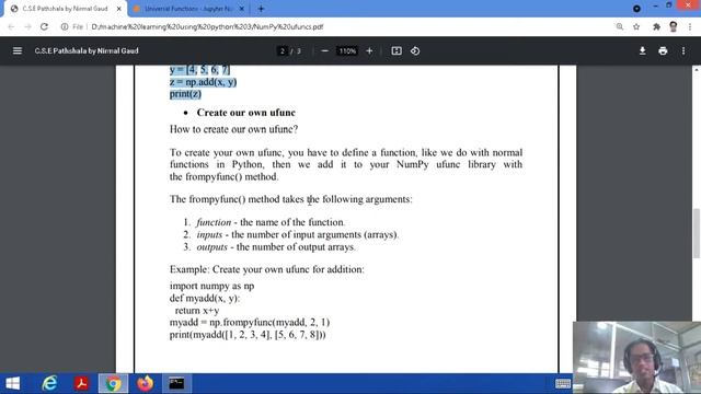 Introduction to NumPy (Tutorial 22): NumPy Universal Functions смотреть онлайн