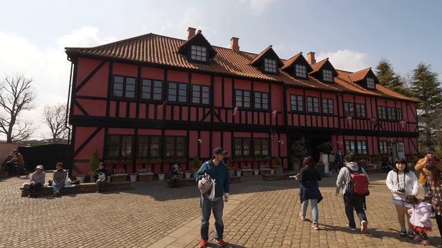 4K Сакура в парке Андерсена