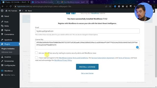 Como instalar e ativar WORDFENCE GRATUITO смотреть онлайн
