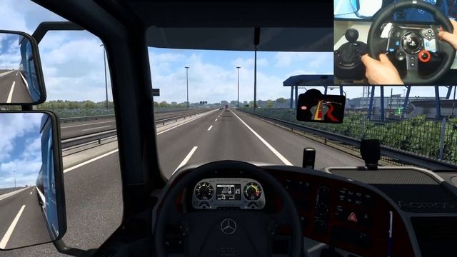 ETS 2 - Mercedes Actros MP2 Transporting Diesel Part 2 смотреть онлайн