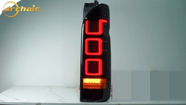 Full LED Tail Lights - For Toyota Hiace 2005-2018 - Two style смотреть онлайн