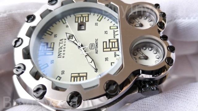 Invicta Reserve Bolt Magnum Tria 37558 Swiss Automatic Men's Watch Крупные Швейцарские Часы Инвикта смотреть онлайн