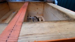 Японский улей, два месяца после заселения осмотр.