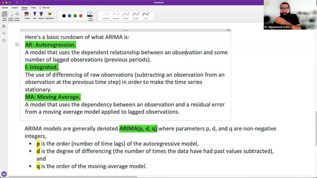 ARIMA Model Introduction for time series data #hinditutorial #urdututorial смотреть онлайн