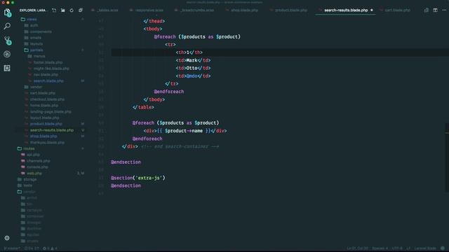 Laravel E-Commerce - Search Products - Part 20 смотреть онлайн