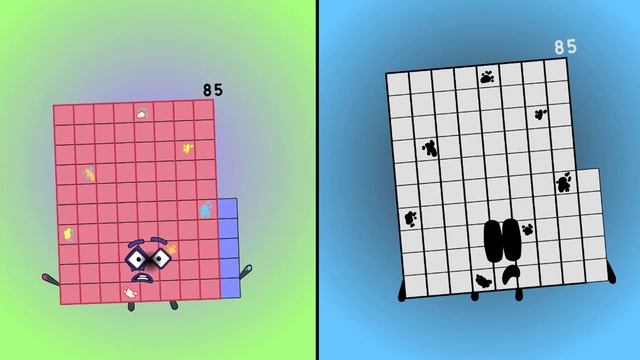 Uncannyblocks Band Lucky Different 51 to 100 Vs Band Primely Different | Infinity Cool Sounds! смотреть онлайн