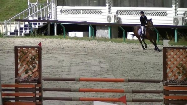 Конкур. Маршрут 100 см на чистоту и резвость. Надежда Медведева и Всплеск