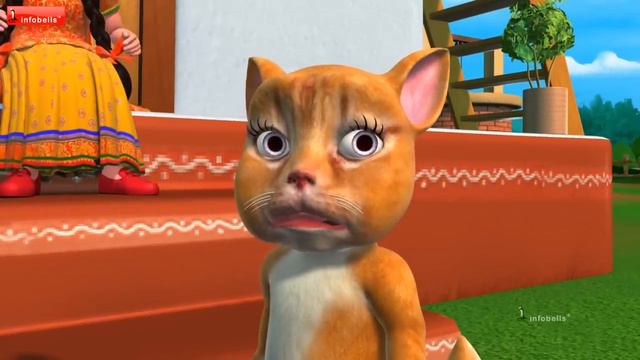 Kathbirali Squirrel Rhyme and many more Bengali Rhymes for Children Collection | Infobells смотреть онлайн
