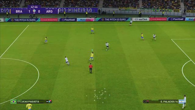 PES 2021 - Brasil vs Argentina | Final Copa America 2021 - PS5™ [4K 60fps] смотреть онлайн