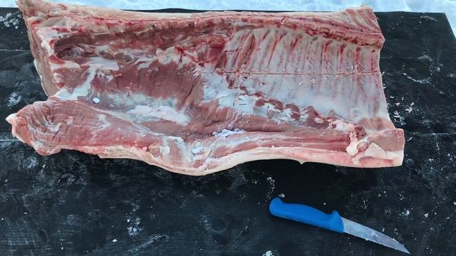 Разделка свиной полутуши. Основные отрубы. How to Butcher a Pig. смотреть онлайн