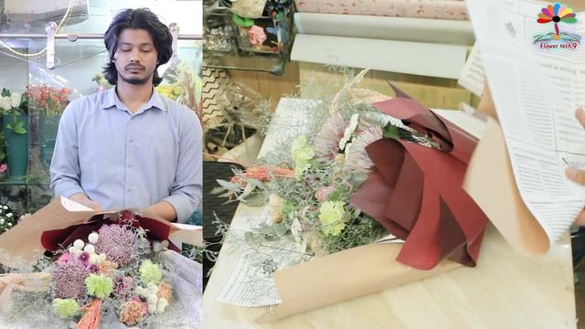 Few flowers big bouquet, How to make a bouquet with few flowers, looks big смотреть онлайн