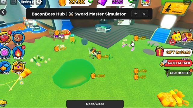 [FREE UGC] ⚔️ Sword Master Simulator OP SCRIPT смотреть онлайн