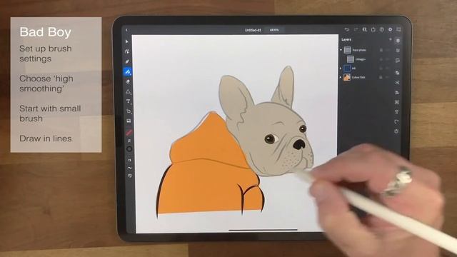 Create Illustration in Illustrator on the iPad from Photo and / or Sketch - Step by Step Tutorial смотреть онлайн