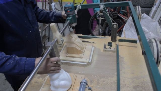 Дупликарвер. Копировальный-фрезерный станок. Woodcarving Duplicator.