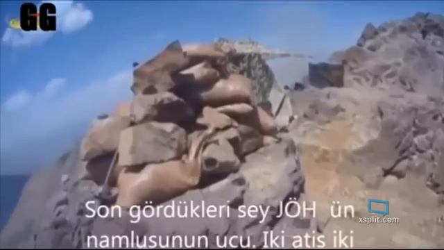 Türk Askerinin , Kask Kamerasıyla Sızan Pkklıyı Vurma Anı 2 - Mirgesav Üs Bölgesi