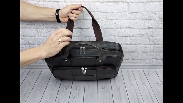 Обзор кожаной сумки для ноутбука Carlo Gattini Rivoli смотреть онлайн