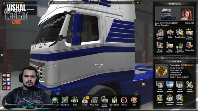 ETS2 LIVE GAMEPLAY | INDIAN TRUCK DRIVER | MARATHI & HINDI MIX | VISHAL LEGEND LIVE | смотреть онлайн