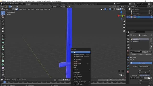 How to Flip Face Orientation | Flip Normals | Blender 2.9 Tutorial смотреть онлайн